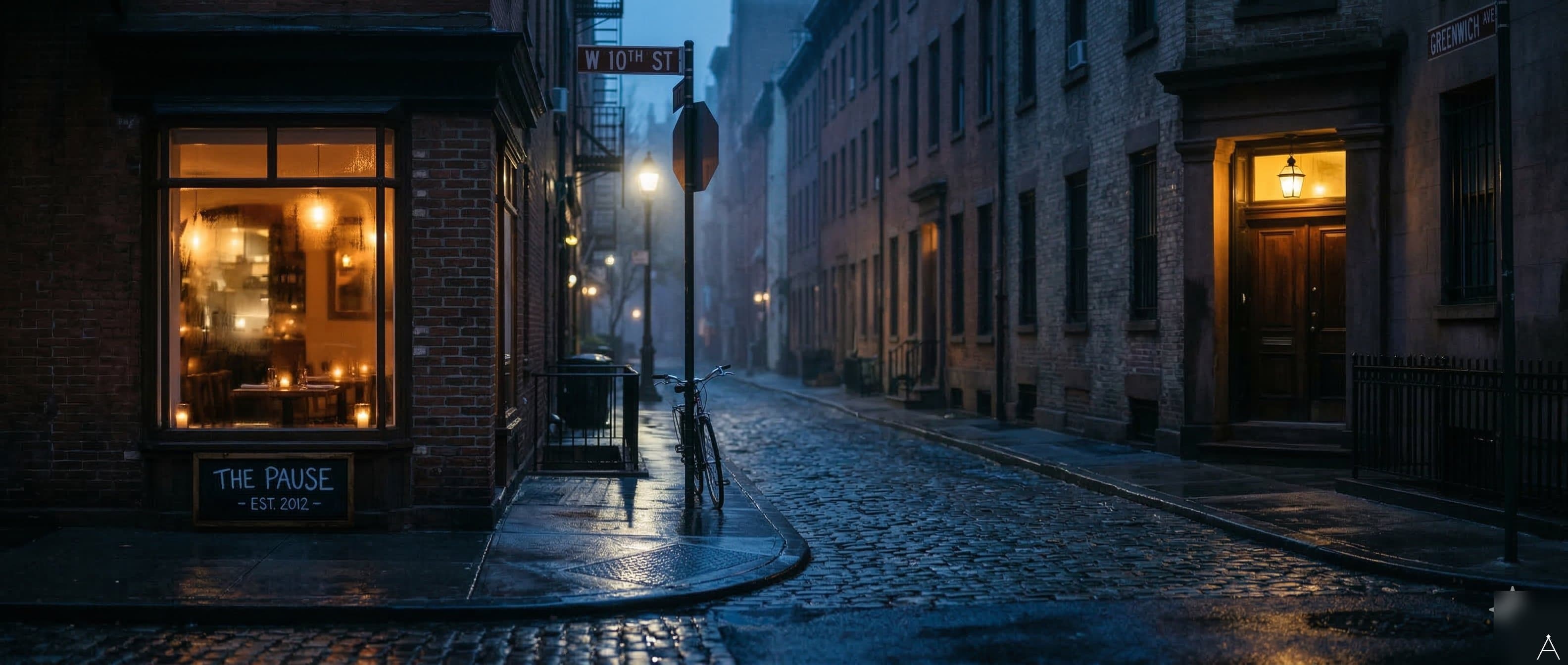 Atmospheric New York City nightlife scene